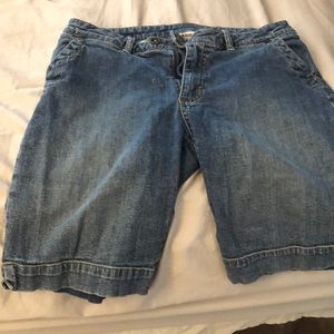 Denim jean shorts